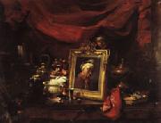 Philippe Rousseau Chardin and His Models china oil painting reproduction